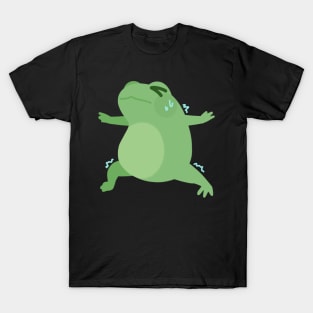 A Green Frog Practicing Kung Fu T-Shirt